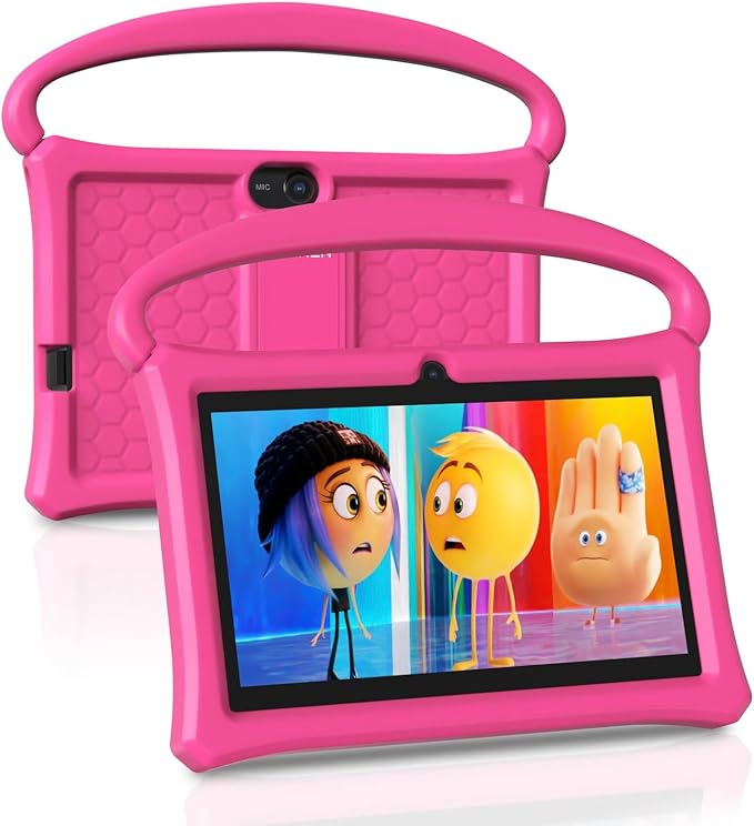 U-RAIN Kids Fun Pink Tablet for Toddlers